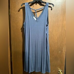 Tank top dress with pockets